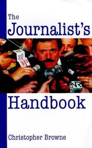 Cover of: The Journalist's Handbook