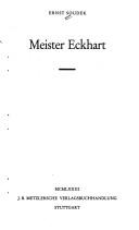 Cover of: Meister Eckhart. by Ernst Soudek