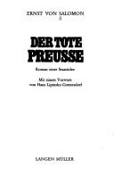 Cover of: Der tote Preusse: Roman e. Staatsidee
