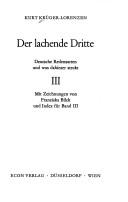 Cover of: Der lachende Dritte by Kurt Krüger-Lorenzen