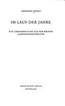 Im Lauf der Jahre by Gerhard Storz