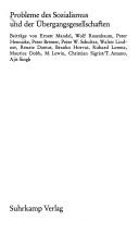 Cover of Probleme des Sozialismus und der Übergangsgesellschaften
