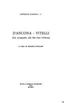 Cover of: Carteggio d'Ancona. by Alessandro D'Ancona, Alessandro D'Ancona