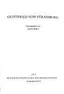 Gottfried von Strassburg by Alois Wolf