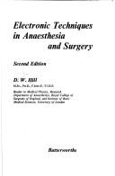 Cover of: Electronic techniques in anaesthesia and surgery