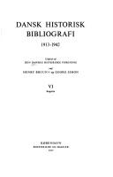 Cover of: Dansk historisk bibliografi 1913-1942.