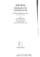 Anuria: therapeutic experiences by Ferenc Rényi-Vámos