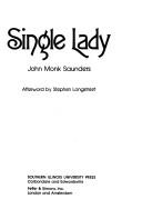 Single lady by John Monk Saunders