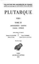 Cover of: Vies by Plutarch