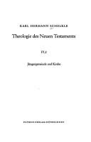 Cover of: Theologie des Neuen Testaments.