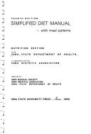 Cover of: Simplified diet manual with meal patterns