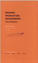 Cover of: Modern production management. by Elwood Spencer Buffa