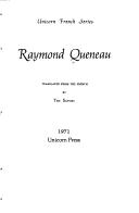 Cover of: Raymond Queneau: [poems]