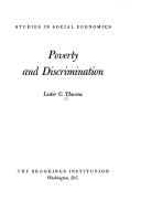 Cover of: Poverty and discrimination