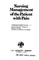 Cover of: Nursing management of the patient with pain.
