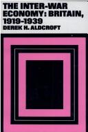 Cover of: The inter-war economy by Derek Howard Aldcroft