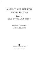 Cover of: Ancient and medieval Jewish history: essays.
