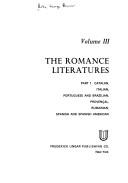 Cover of: The Romance literatures