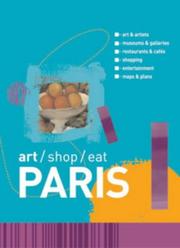 Cover of: Art Shop Eat Paris (Art/Shop/Eat)