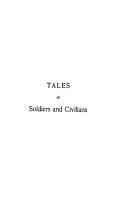 Cover of: Tales of soldiers and civilians. by 