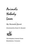 Cover of: Animals nobody loves