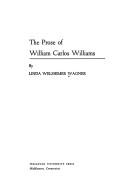 Cover of: The prose of William Carlos Williams.