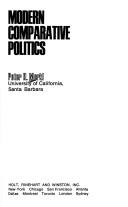 Cover of: Modern comparative politics
