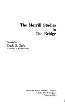 Cover of: The Merrill studies in The bridge. by David R. Clark