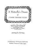 Cover of: A butterfly's dream & other Chinese tales