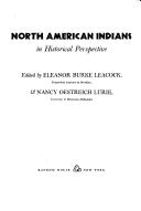 Cover of: North American Indians in historical perspective