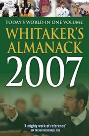 Cover of: Whitakers Almanac 2007 (Whitaker's Almanack)