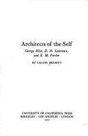 Cover of: Architects of the self: George Eliot, D. H. Lawrence, and E. M. Forster.