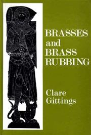 Cover of: Brasses and brass rubbing.