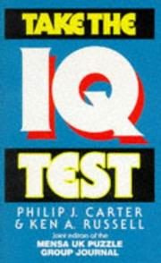 Cover of: Take the I.Q. Test