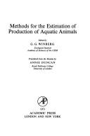 Methods for the estimation of production of aquatic animals by G. G. Vinberg