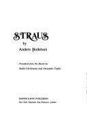 Cover of: Straus.