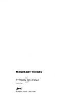 Cover of: Monetary theory