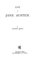 Cover of: Life of Jane Austen. by Goldwin Smith