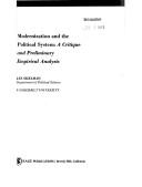 Cover of: Modernization and the political system: a critique and preliminary empirical analysis.