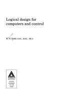 Cover of: Logical design for computers and control
