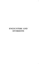 Cover of: Encounters and diversions. | E. V. Lucas