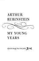 Cover of: My young years by Artur Rubinstein