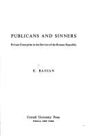 Publicans and sinners by Ernst Badian