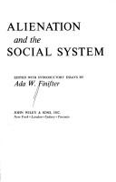 Cover of: Alienation and the social system