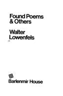 Cover of: Found poems & others.