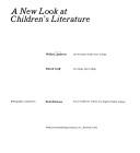 A new look at children's literature by Anderson, William