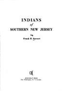 Cover of: Indians of southern New Jersey. by Frank H. Stewart