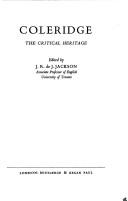 Cover of: Coleridge: the critical heritage