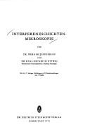 Cover of: Interferenzschichten-Mikroskopie. by Werner Pepperhoff
