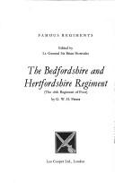 The Bedfordshire and Hertfordshire Regiment (the 16th Regiment of Foot) by George Williams Howard Peters